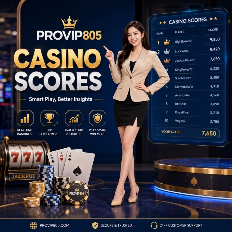 PROVIP805 Casino Scores Jadi Panduan Casino Modern