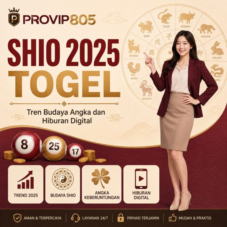 Shio 2025 Togel dan Tren PROVIP805