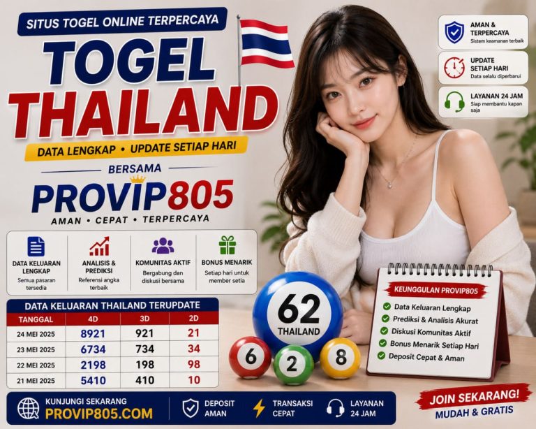Togel Thailand Jadi Tren Angka Populer Bersama PROVIP805