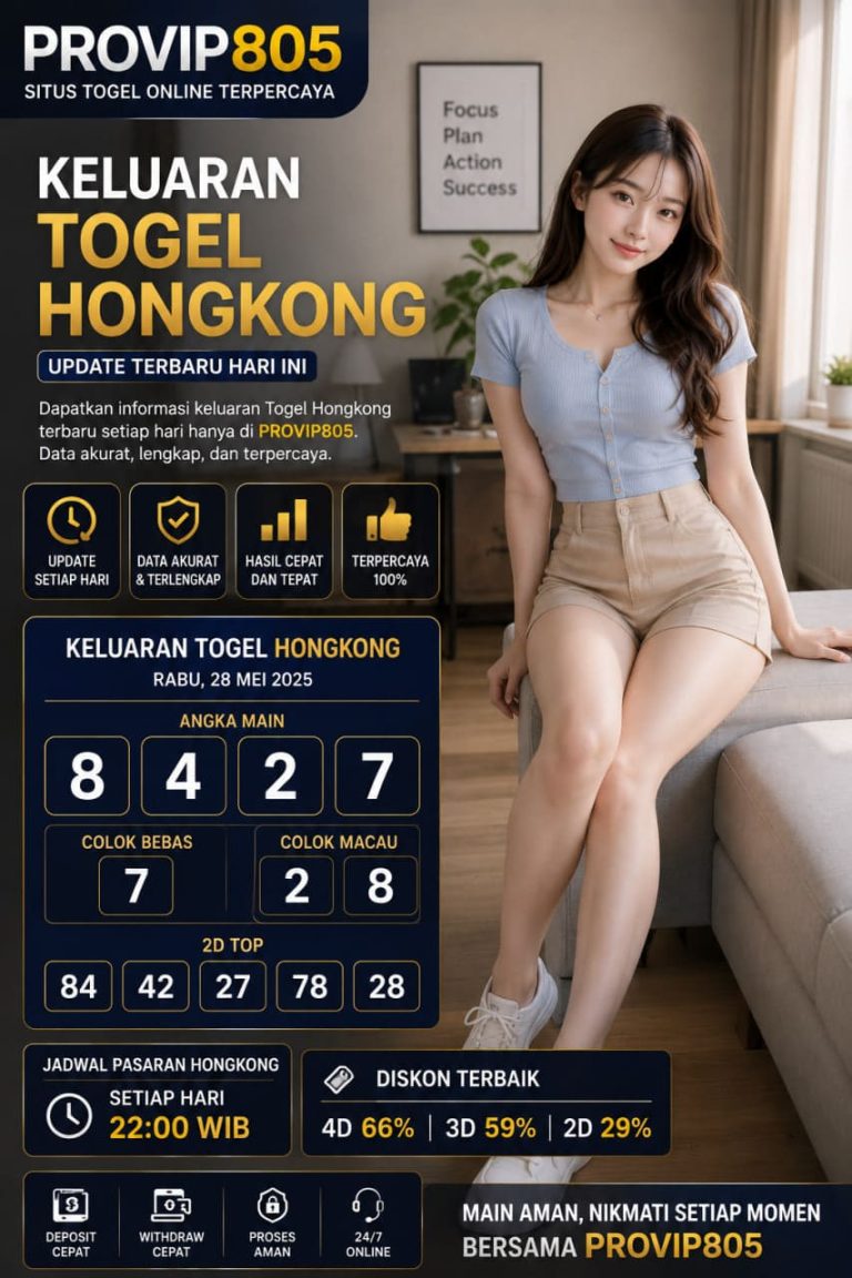 Keluaran Togel Hongkong PROVIP805 Update HK Terbaru