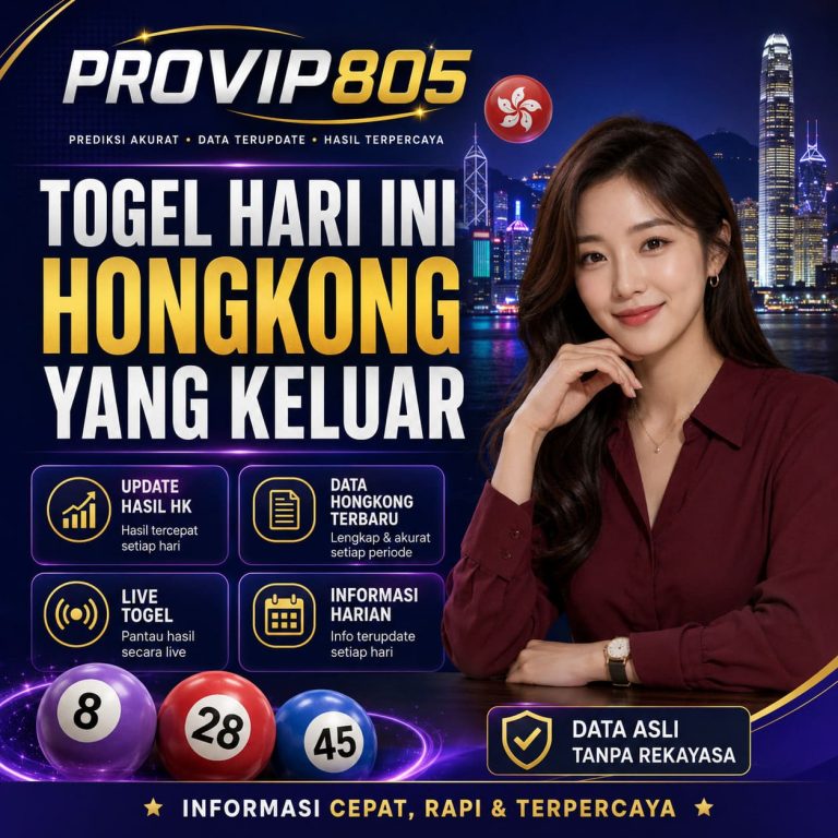 Togel Hari Ini Hongkong yang Keluar PROVIP805