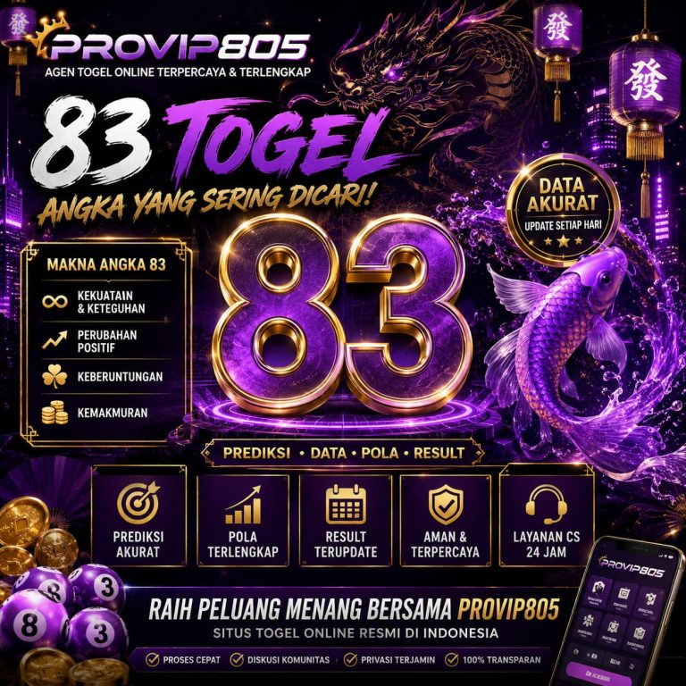 83 Togel Jadi Angka Ramai Dibahas Bersama PROVIP805
